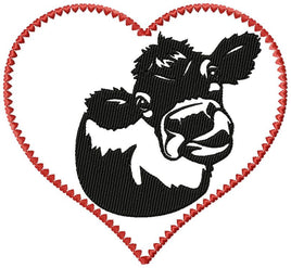 TIS Cow Face with Hearts