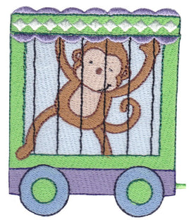 BCE Cute Animal Train Monkey Carriage