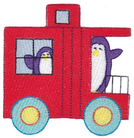 BCE Cute Animal Train Penguins Carriage