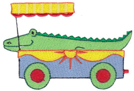 BCE Cute Animal Train Alligator Carriage