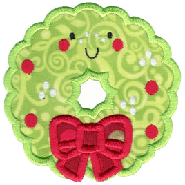BCD Applique Christmas Wreath