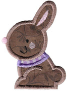 BCD Applique Chocolate Easter Bunny