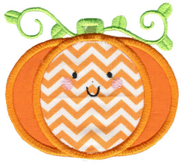 BCD Cute Halloween Applique Pumpkin