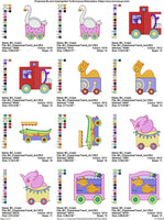 BCE Cute Animal Train Set