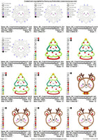 BCD Cute Christmas Applique Bundle Set