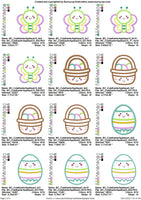 BCD Cute Easter Applique Bundle Set