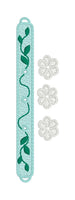 DBB FSL Friendship Bracelet 3D Rivet Flowers In the Hoop Freestanding Lace Bracelet in Three Sizes