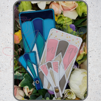 USS ITH Deco Fan Pouch and Key Fob Set - 5x7