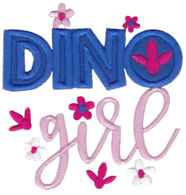 BCD Dinosaur Girl Applique Individual #11