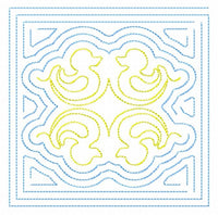 TIS Duck Quilt Block 5 sizes