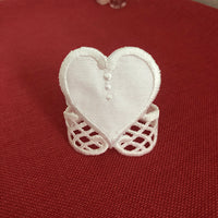 EE COTTON HEART LACE AND CUTWORK
