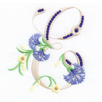 EE Cornflower Monogram Set - 4x4