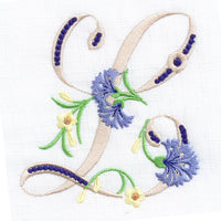 EE Cornflower Monogram Set - 4x4