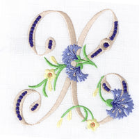 EE Cornflower Monogram Set - 4x4