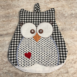 EE Owl Oven Gloves and Mitt - 8x8
