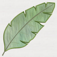 EE Stylish Tropical leaves Applique 220x220 hoop
