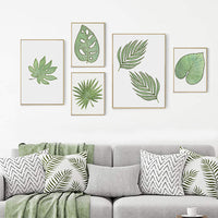 EE Stylish Tropical leaves Applique 180x180 hoop