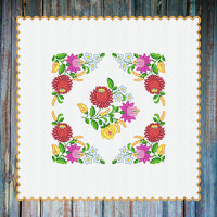 EE VIBRAND HUNGARIAN FLOWERS 5x7