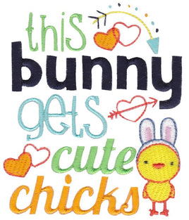 BCE Easter Sentiments Five - This Bunny Gets Cute Chicks