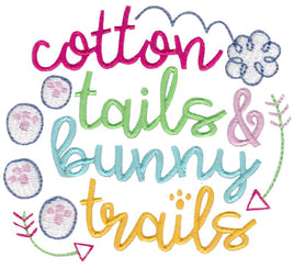 BCE Easter Sentiments Five - Cotton Tails & Bunny Trails
