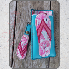 USS ITH Flip Flop Pouch and Key Fob Set - 5x7