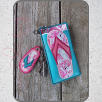 USS ITH Flip Flop Pouch and Key Fob Set - 5x7