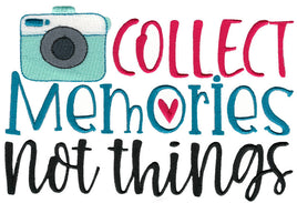 BCD Collect Memories Not Things