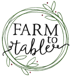 BCE Farmhouse - Farm to Table