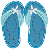 BCD Flip Flops Applique-Set