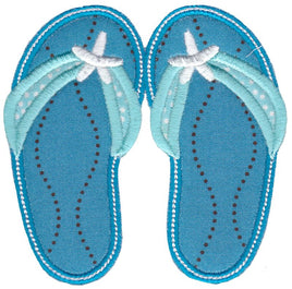 BCD Flip Flops Applique-Single