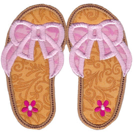 BCD Flip Flops Applique-Single