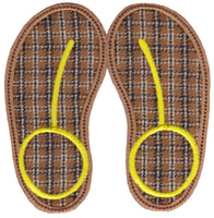 BCD Flip Flops Applique-Set