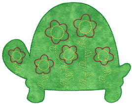 BCD Floral Turtle Applique