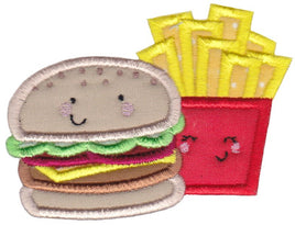 BCD Hamburger and Fries Applique