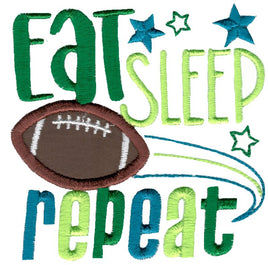 BCD Eat Sleep Football Repeat