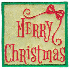 BCE Merry Christmas Applique