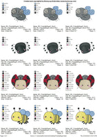 BCD Friendly Bugs Set of 12