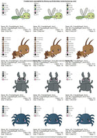 BCD Friendly Bugs Set of 12