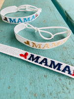 DBB FSL Friendship Bracelet MAMA- In the Hoop Freestanding Lace Bracelet in Three Sizes