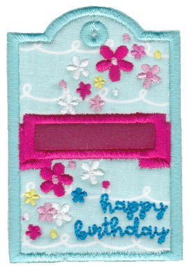 BCD Gift Tags Applique Individual #13