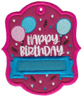 BCD Gift Tags Applique Individual #2