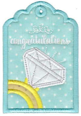 BCD Gift Tags Applique Individual #5