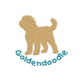 TIS Goldendoodle Dog Set of 2