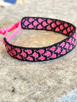 DBB FSL Friendship Bracelet Dragon or Mermaid Scales - In the Hoop Freestanding Lace Bracelet in Three Sizes