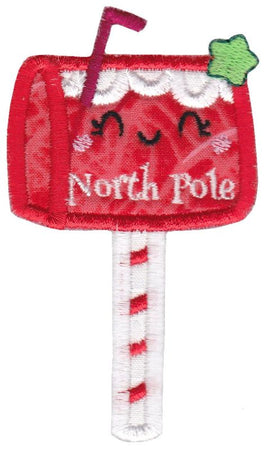 BCE Kawaii North Pole Letterbox applique