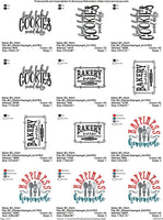 BCD Kitchen Sayings Set of 14