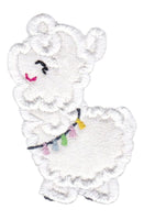 BCD Love My Llama Applique Set