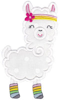 BCD Love My Llama Applique Set