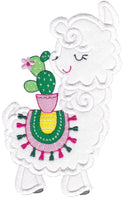 BCD Love My Llama Applique Set