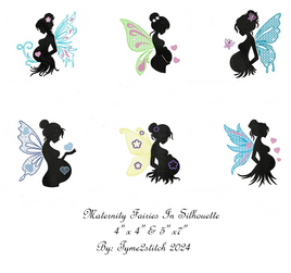 TIS Maternity Fairies Silhouette Set